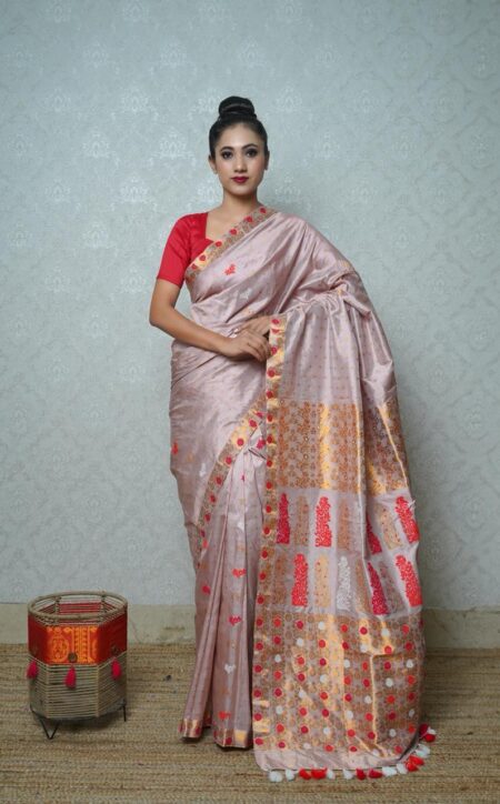 Mulberry Silk Saree With Blouse Piece
