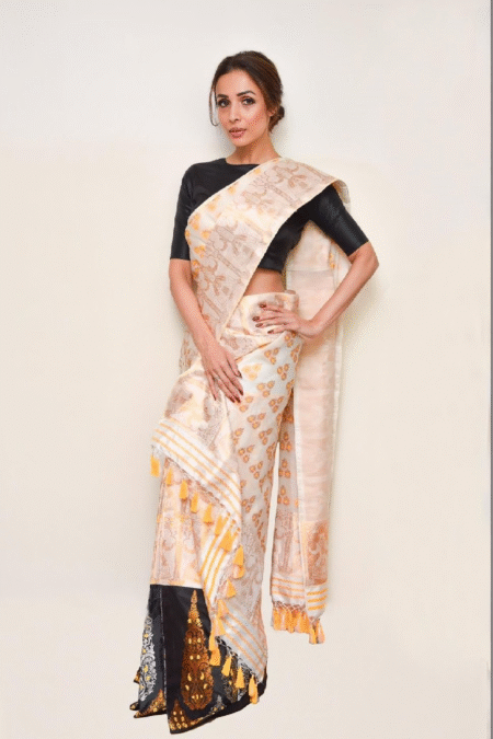 Celebrity's Mekhela Sador