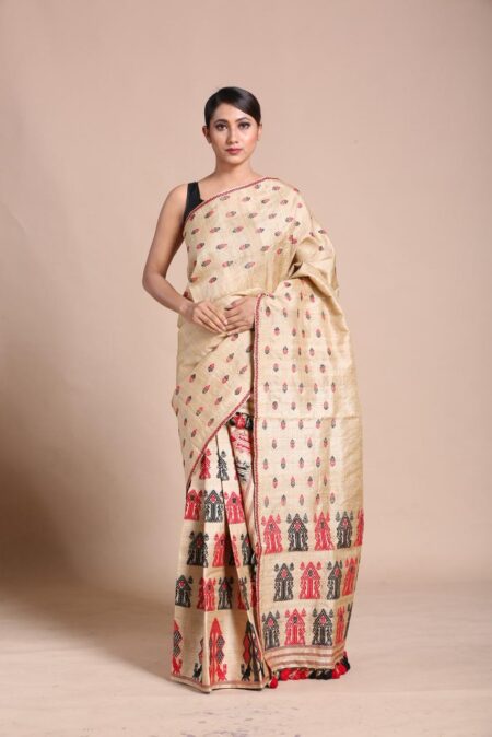Muga Sardor Mekhela With Blouse Piece