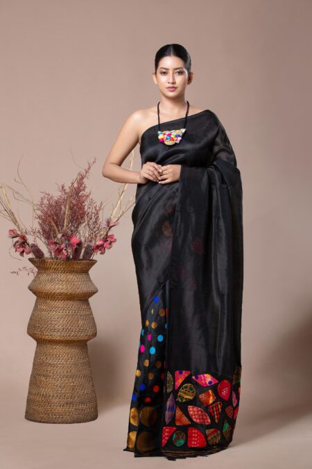 Mulberry Silk Mekhela Sador With Blouse Piece