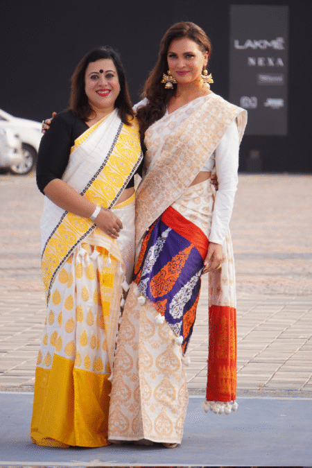 Celebrity's Mekhela Sador