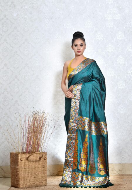 Mulberry Silk Saree With Blouse Piece