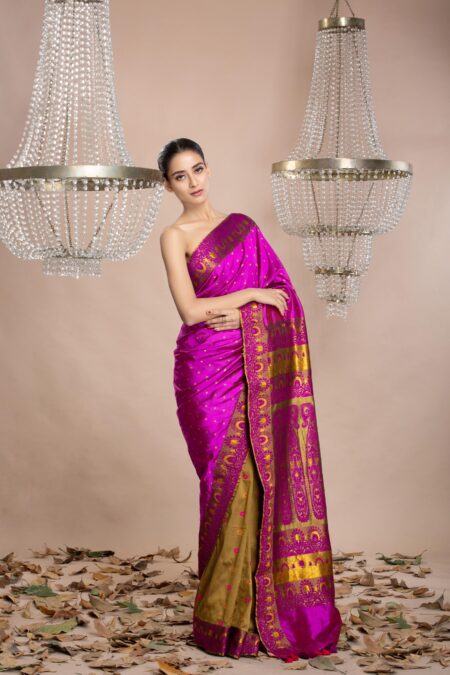 Mulberry Silk Saree With Blouse Piece