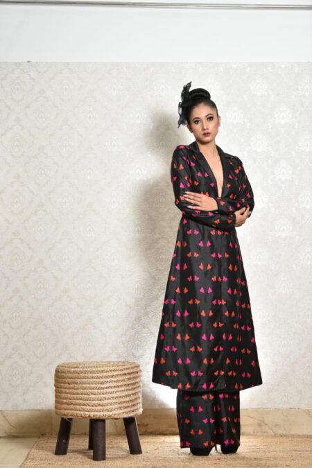 Butterfly Designed Designer Dress