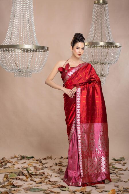 Mulberry Silk Saree With Blouse Piece