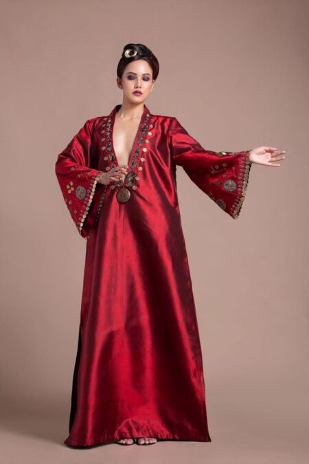 Mulberry silk long dress