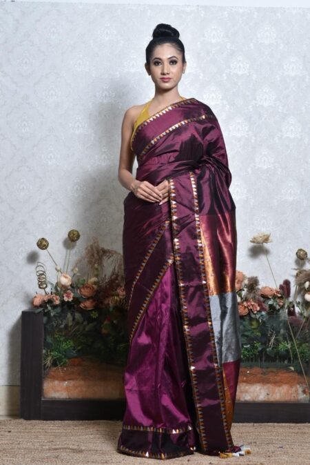 Mulberry silk saree with Blouse piece