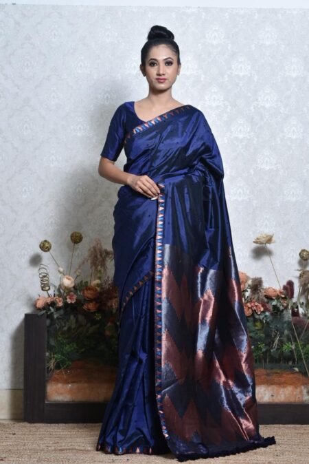 Mulberry silk saree with Blouse piece