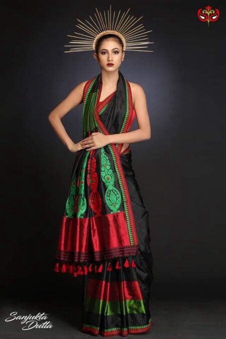 Mulberry silk saree with Blouse piece