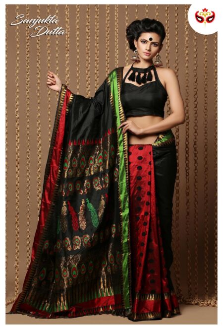 Mulberry silk saree with Blouse piece