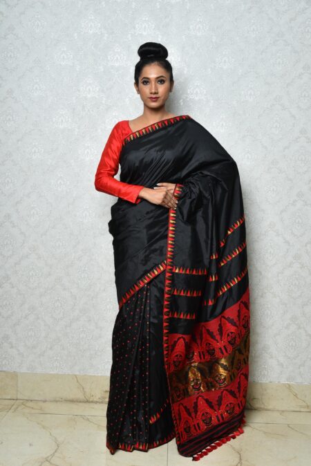 Mulberry silk saree with Blouse piece