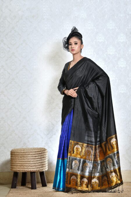 Mulberry silk saree with Blouse piece