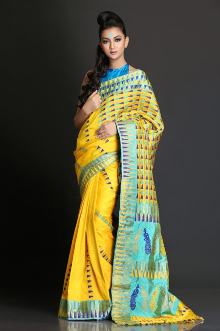 Mulberry silk saree with Blouse piece