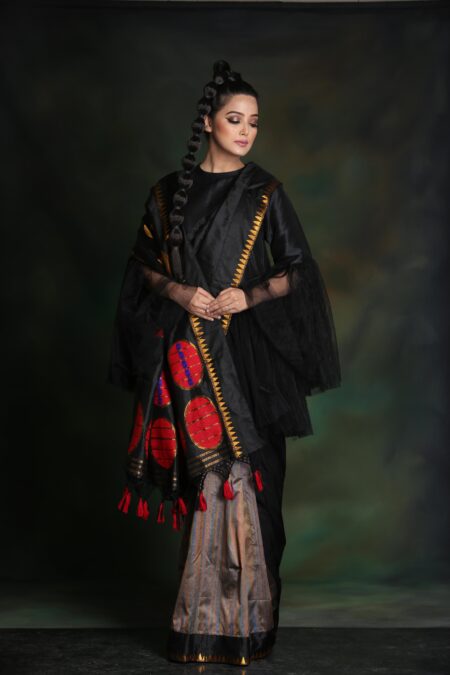 Mulberry silk saree with Blouse piece