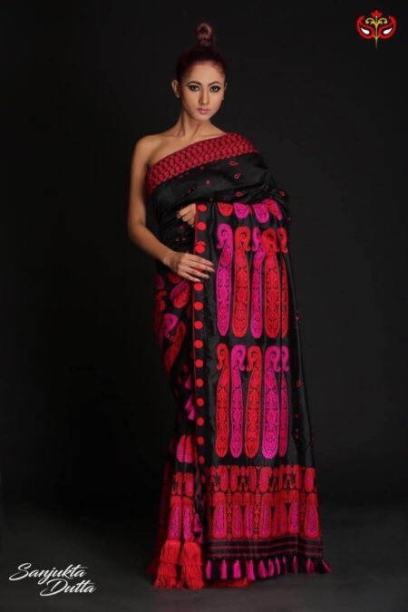 Mulberry silk saree with Blouse piece