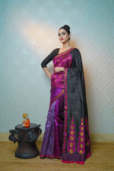 Mulberry silk saree with Blouse piece