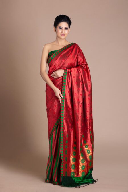 Mulberry silk Saree with Blouse piece