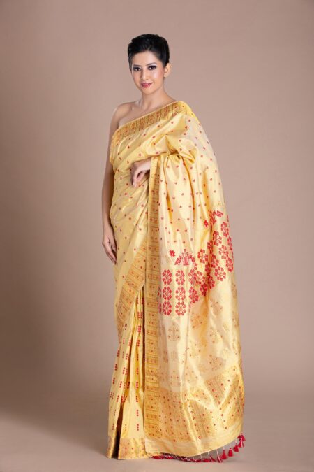 Mulberry silk Saree with Blouse piece