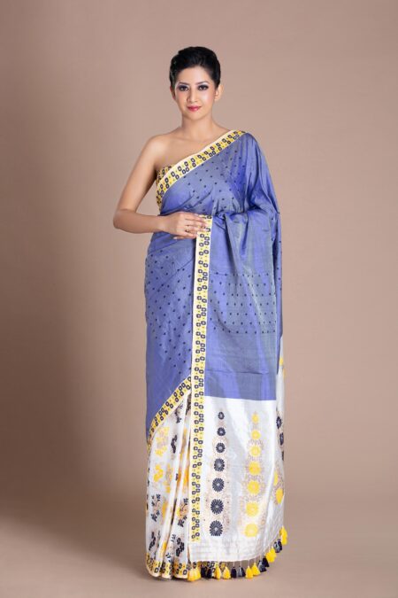 Mulberry silk Saree with Blouse piece